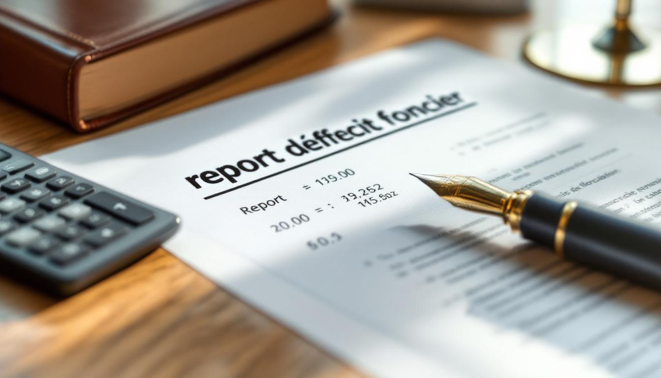 Calcul et imputation du report déficit foncier en pratique